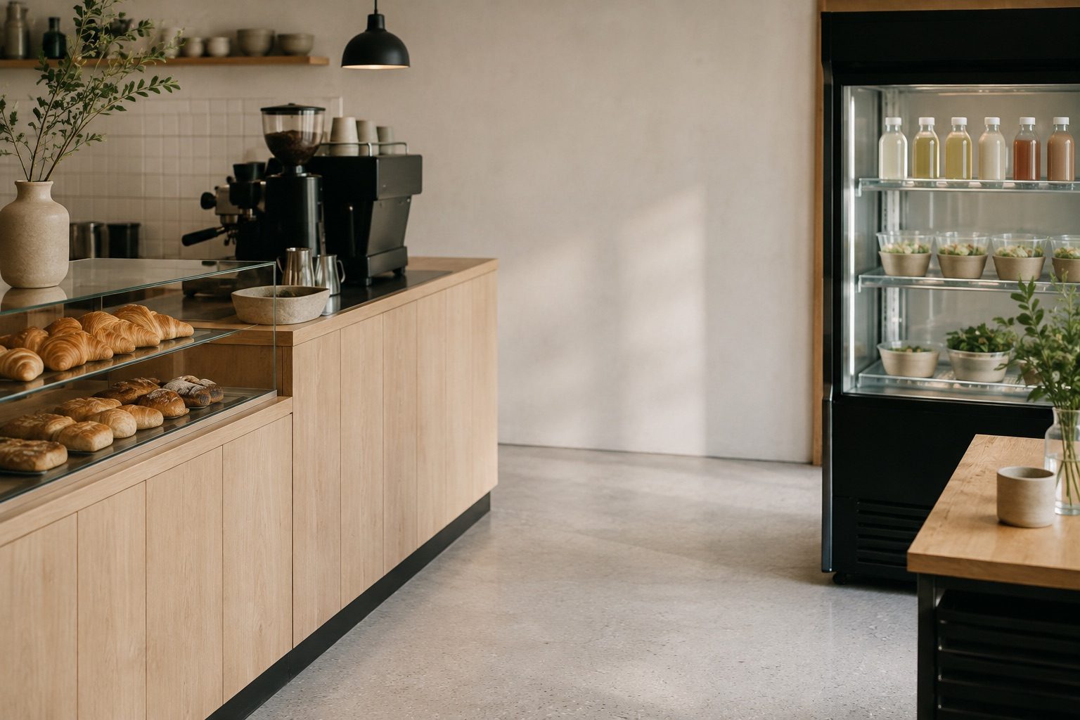 A quick-service counter